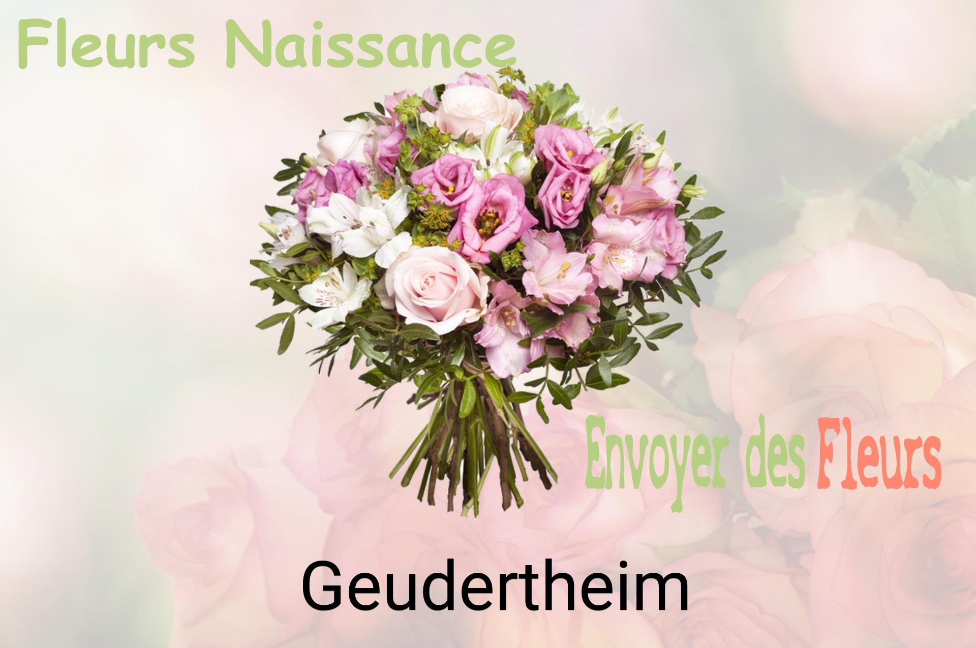 Bouquet de fleurs de naissance livré à Geudertheim